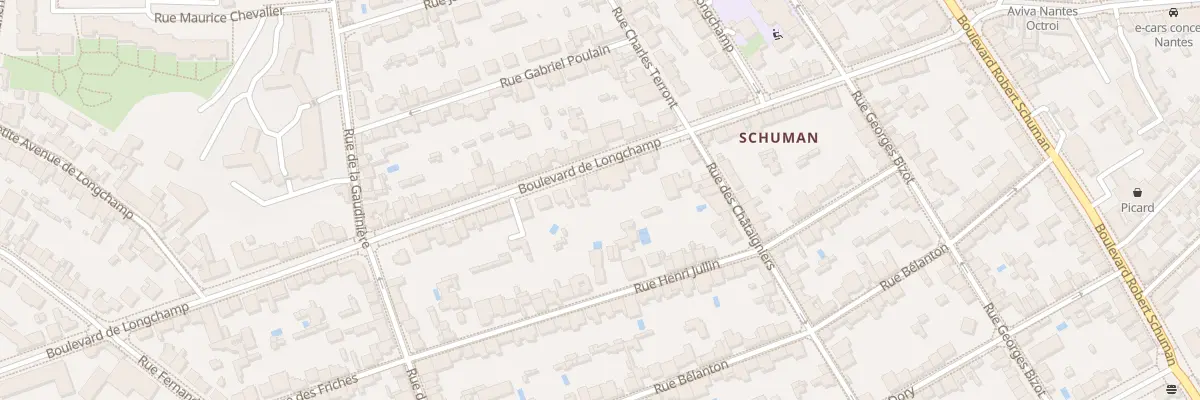 Plan du 47 Bd de Longchamp à Nantes