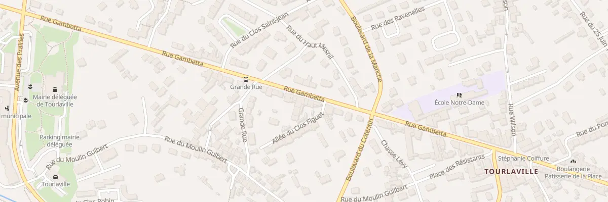 Plan du 146B Rue Gambetta - Tourlaville à Cherbourg-en-Cotentin