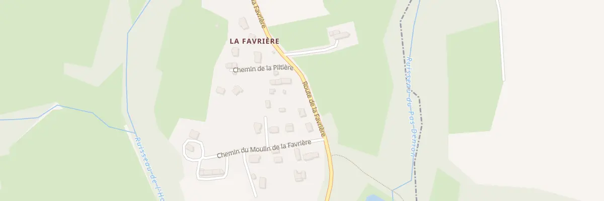Plan du 20T Rte de la Favrière à Grandchamp-des-Fontaines
