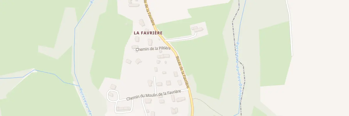 Plan du 20T La Favriere à Grandchamp-des-Fontaines
