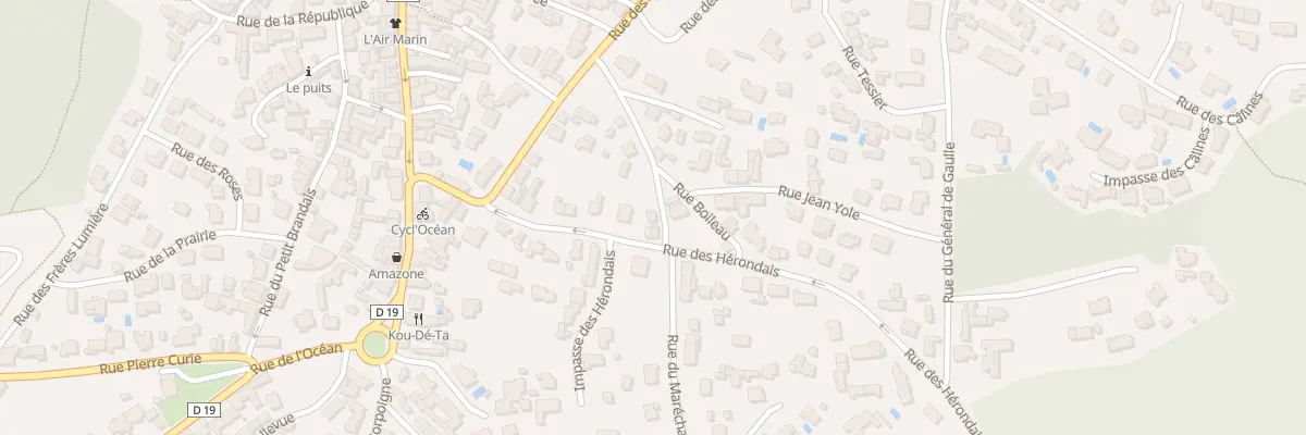 Plan du 37 Rue du Mal Leclerc à Jard-sur-Mer