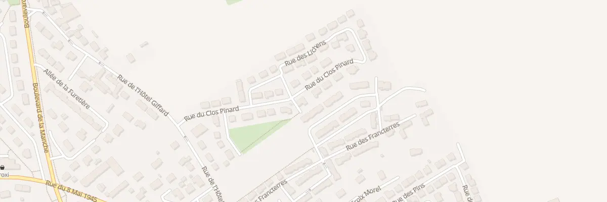 Plan du 194 Rue du Clos Pinard à Cherbourg-en-Cotentin
