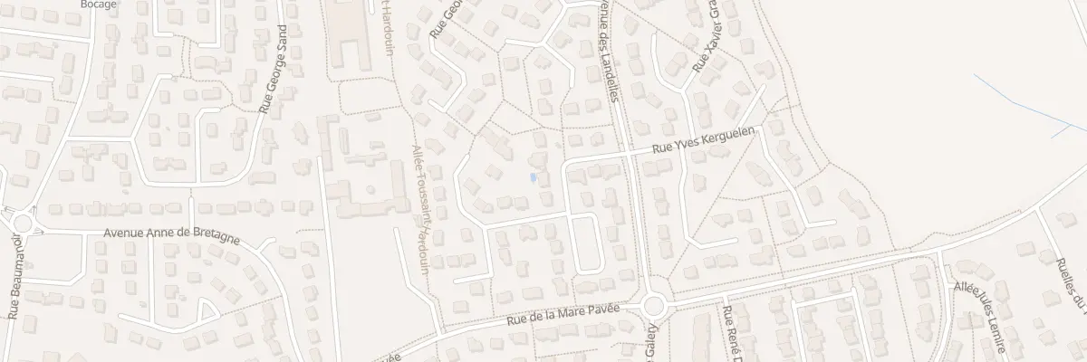 Plan du 10 Rue Jacques Brel à Thorigné-Fouillard