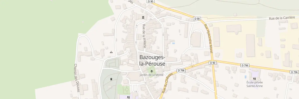 Plan du 3 Rue de La Motte à Bazouges-la-Pérouse
