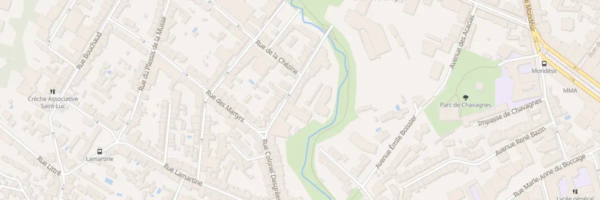 Plan du 42B Rue Col Desgrees du Lou à Nantes