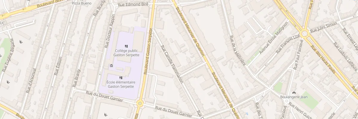 Plan du 72 Rue Camille Flammarion à Nantes