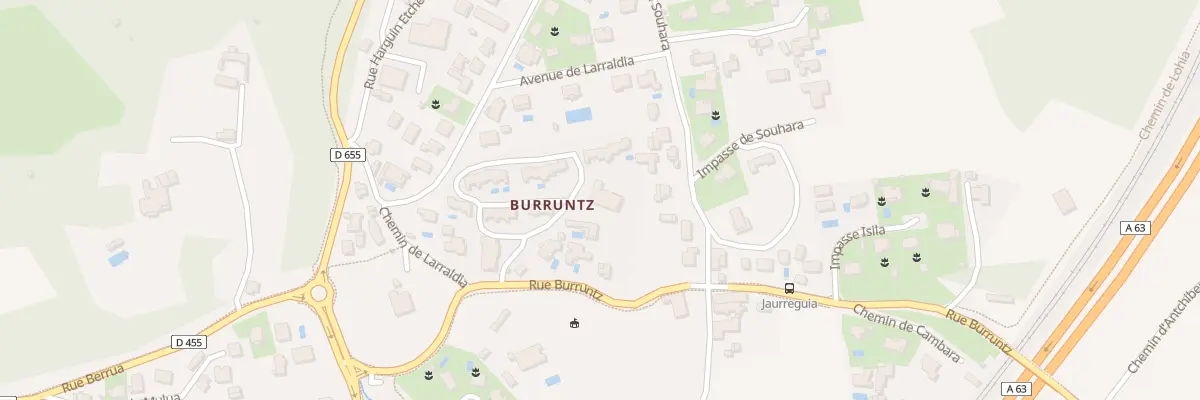 Plan du 227 Rue Burruntz à Bidart