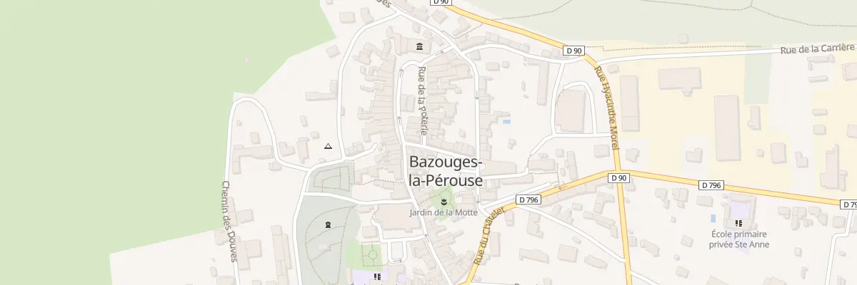 Plan du 1 Rue de La Motte à Bazouges-la-Pérouse