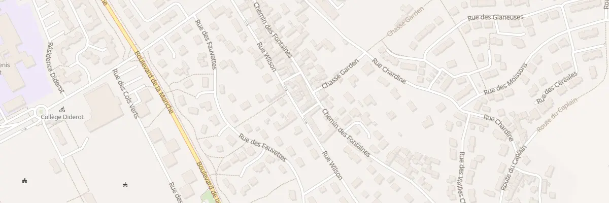 Plan du 924 Rue Wilson à Cherbourg-en-Cotentin