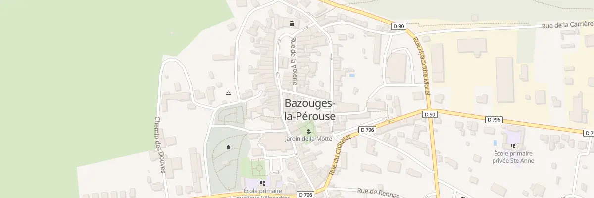 Plan du 4 Rue de La Motte à Bazouges-la-Pérouse