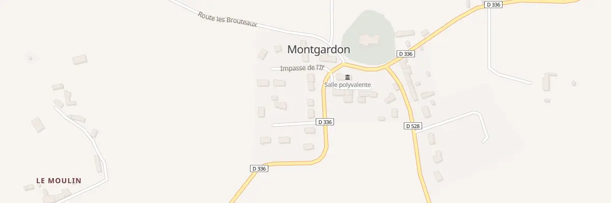 Plan du 5000 Rue de l’Eglise Montgardon à La Haye