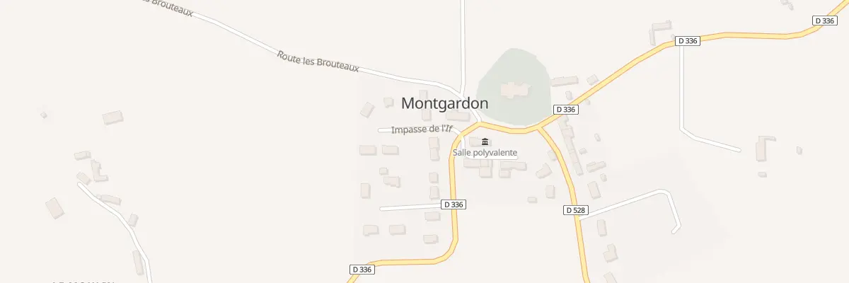 Plan du 1 Imp de l’If - Montgardon à La Haye