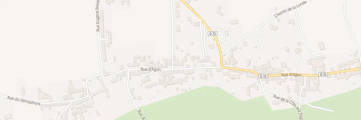 Plan du 30 Rue de la Rue d’Agon à Agon-Coutainville