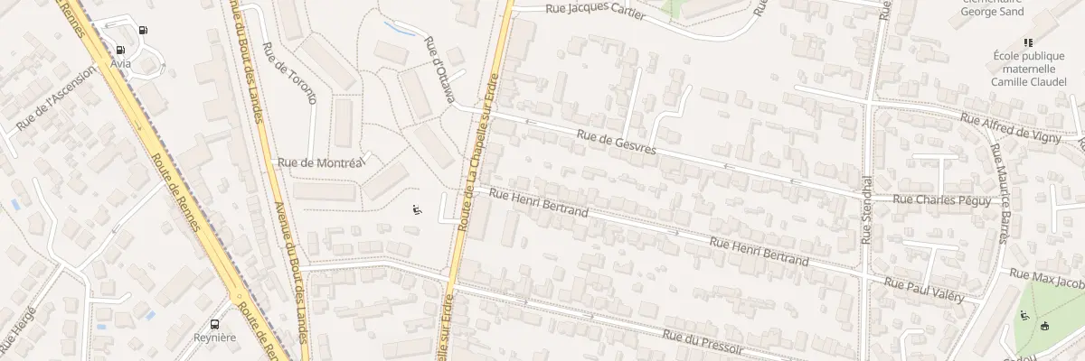 Plan du 5 Rue Henri Bertrand à Nantes