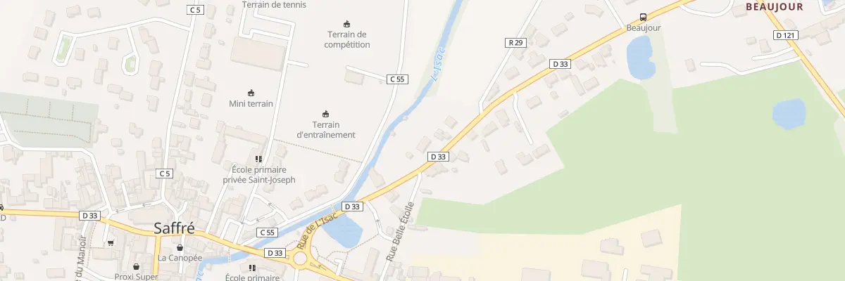 Plan du 4 Rue de l’Isac à Saffré