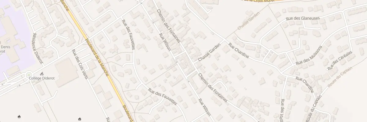 Plan du 948 Rue Wilson à Cherbourg-en-Cotentin
