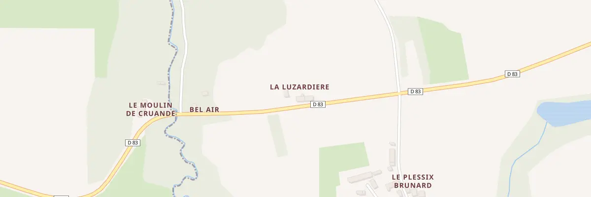 Plan du 5024 Luzardiere à Vieux-Viel
