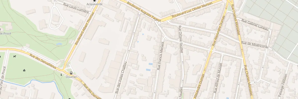 Plan du 25 Rue Francis Merlant à Nantes
