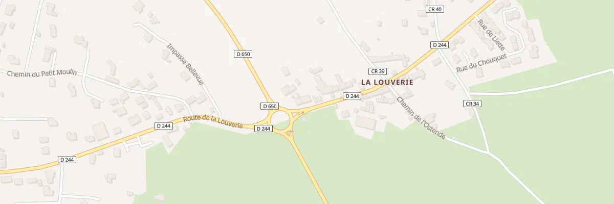 Plan du 53 Rte de la Louverie à Blainville-sur-Mer