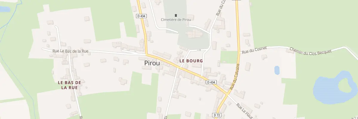 Plan du 1 Pl Abbe Louis Godefroy à Pirou