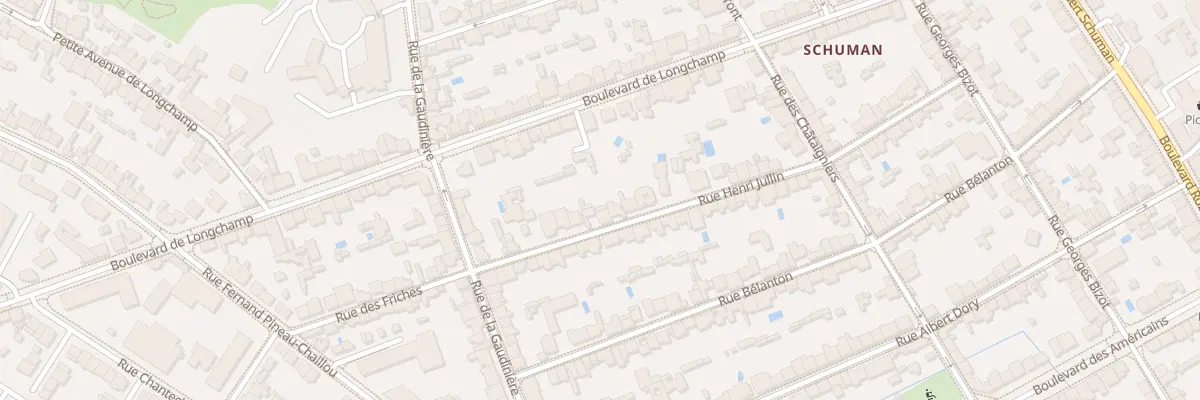 Plan du 50 Rue Henri Jullin à Nantes