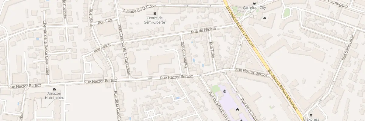 Plan du 5 Rue de Frasnoy à Nantes