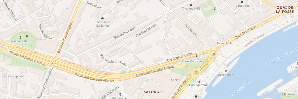 Plan du 38 Rue Gabriel Péri à Nantes