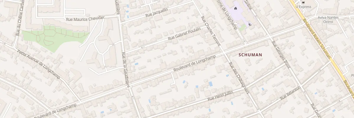 Plan du 56 Bd de Longchamp à Nantes