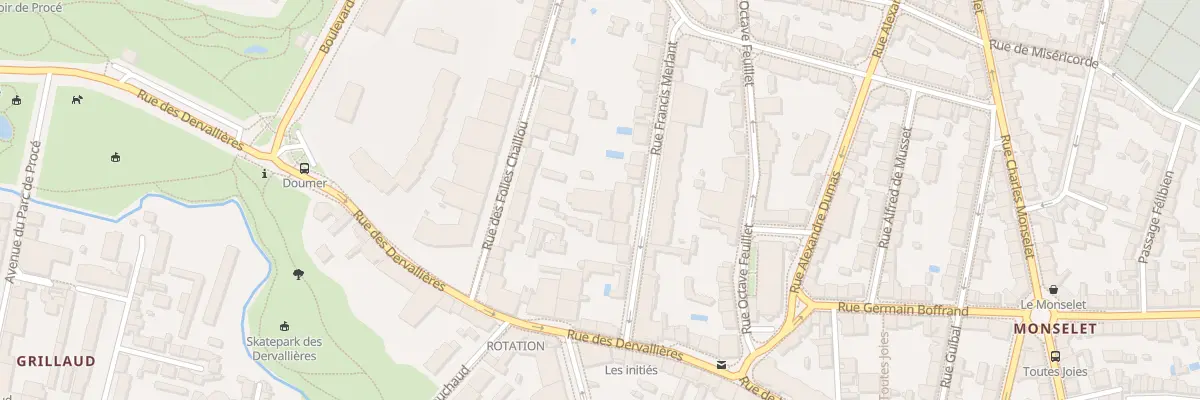 Plan du 11 Rue Francis Merlant à Nantes