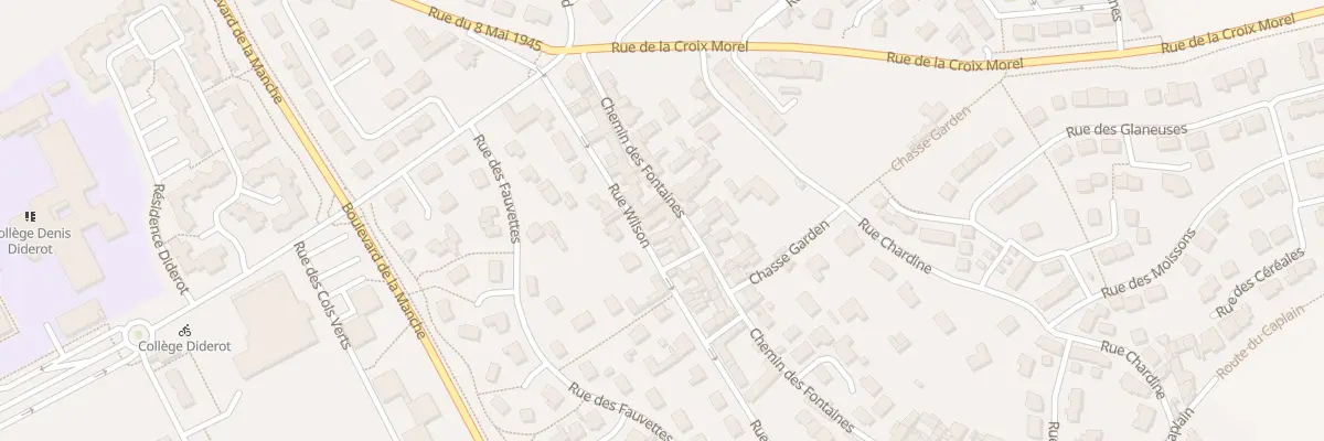 Plan du 994 Rue Wilson à Cherbourg-en-Cotentin