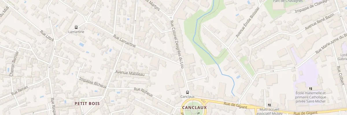 Plan du 4 Rue Lamartine à Nantes