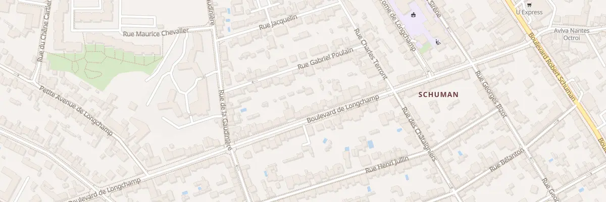 Plan du 58 Bd de Longchamp à Nantes