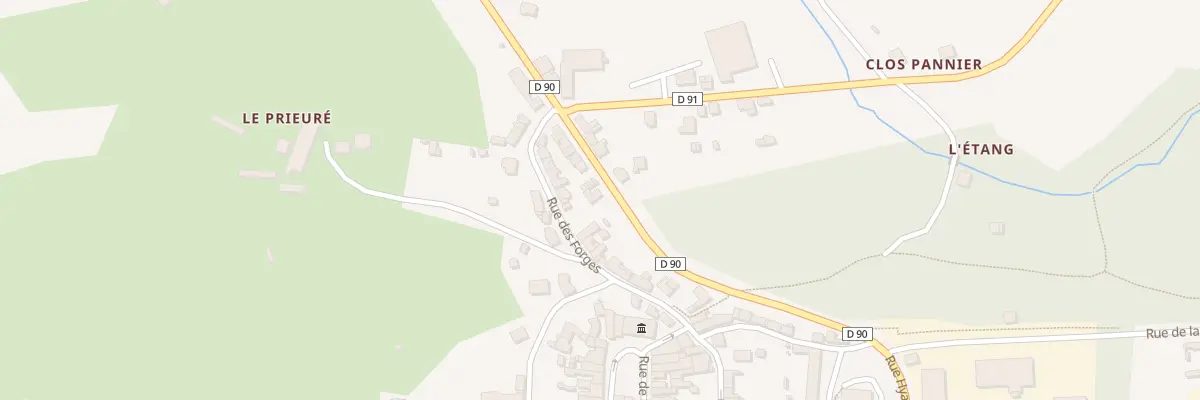 Plan du 1 Rue Hyacinthe Morel à Bazouges-la-Pérouse