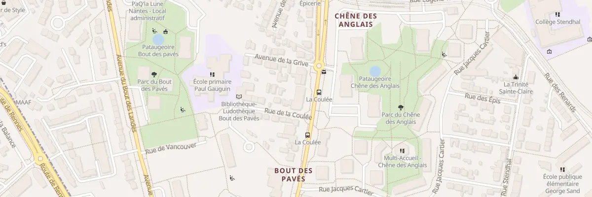 Plan du 85 Rte de la Chapelle Sur Erdre à Nantes