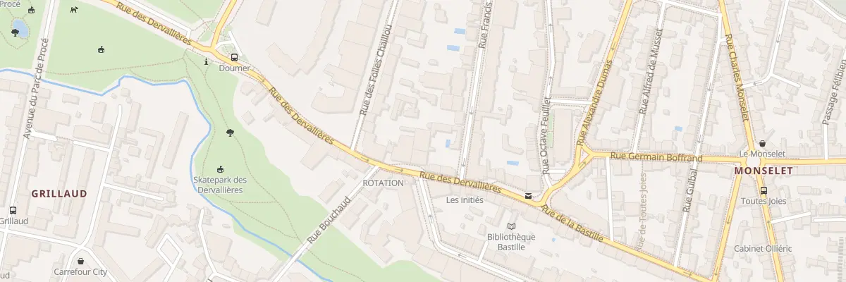 Plan du 12 Rue des Dervallières à Nantes