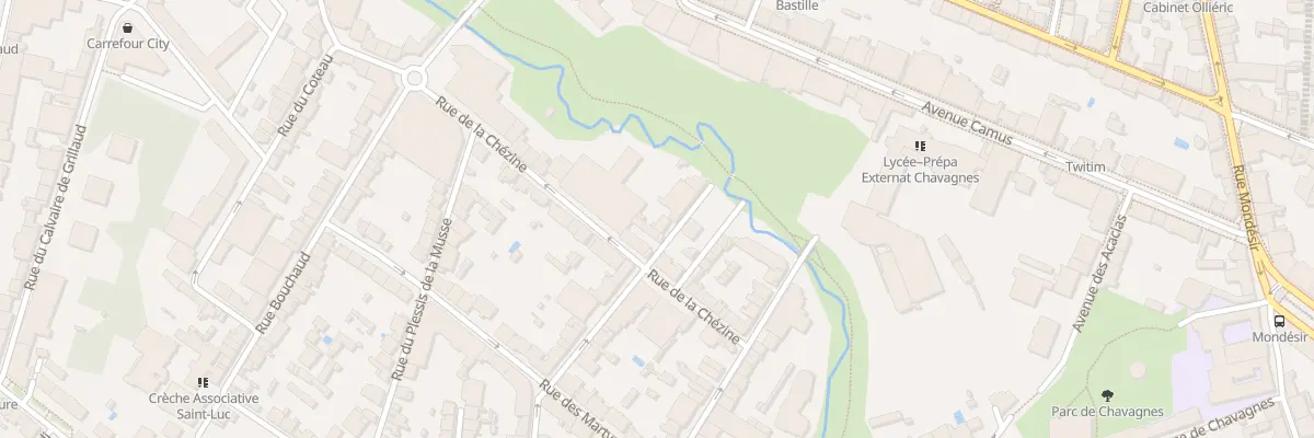 Plan du 33 Rue des Roses à Nantes