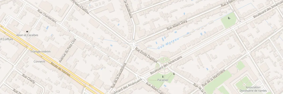 Plan du 18 Rue de la Gaudinière à Nantes
