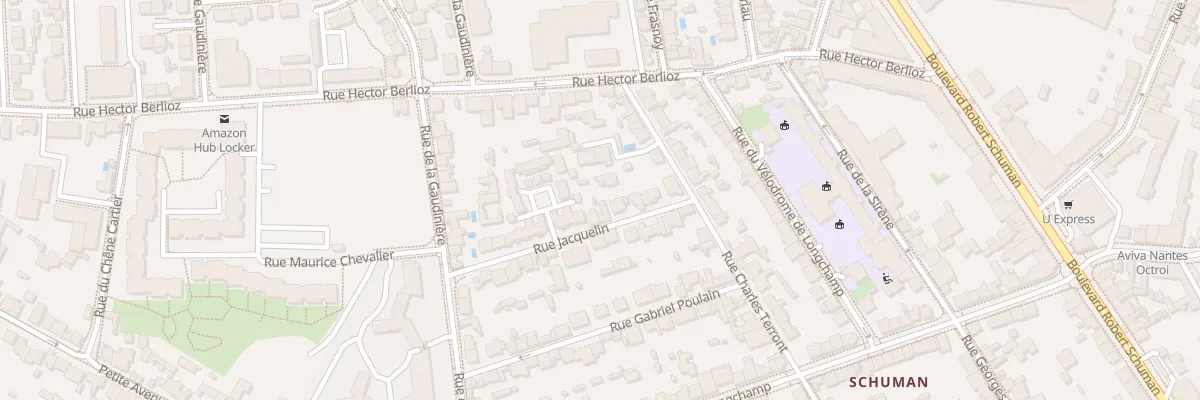 Plan du 10 Rue Jacquelin à Nantes