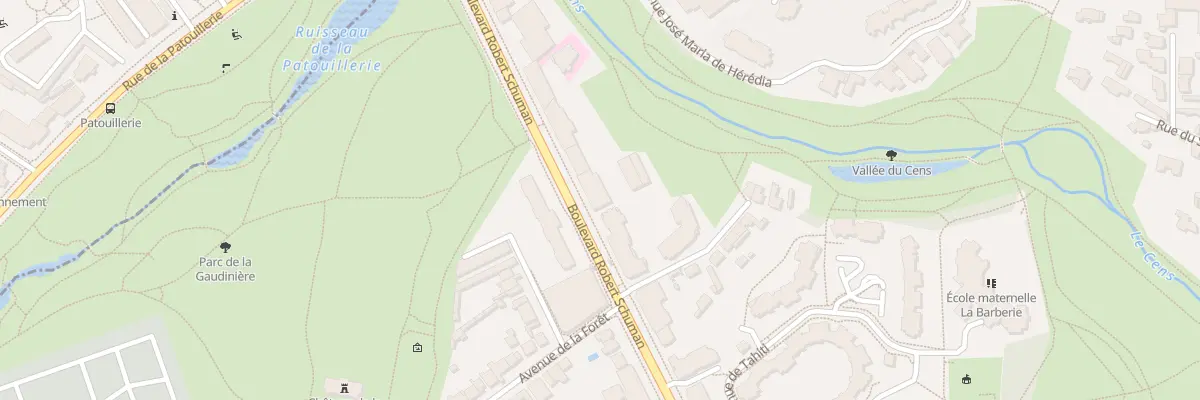 Plan du 228 Bd Robert Schuman à Nantes