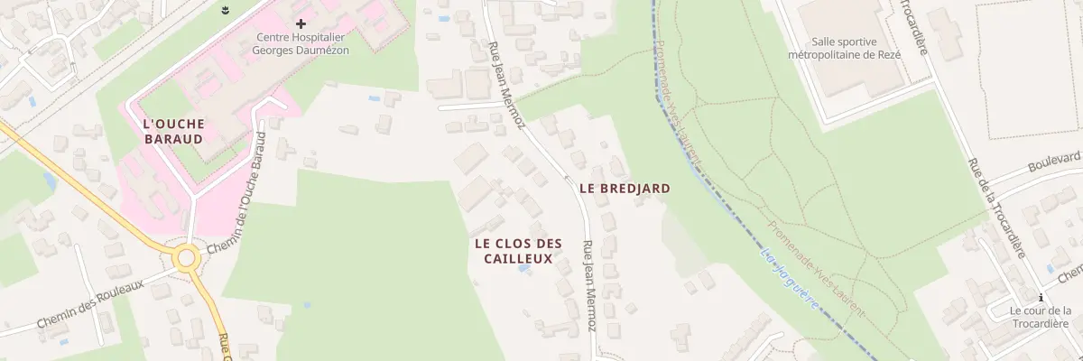 Plan du 94 Rue Jean Mermoz à Bouguenais