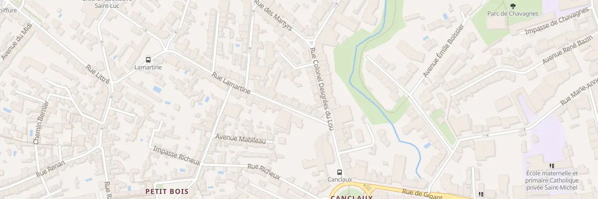 Plan du 8 Rue Lamartine à Nantes