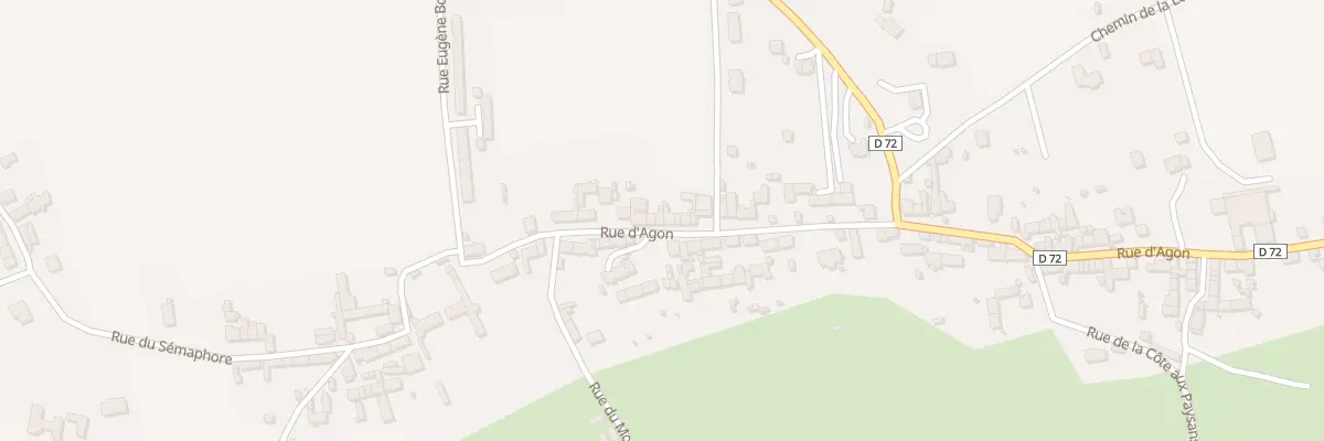 Plan du 18A Rue de la Rue d’Agon à Agon-Coutainville