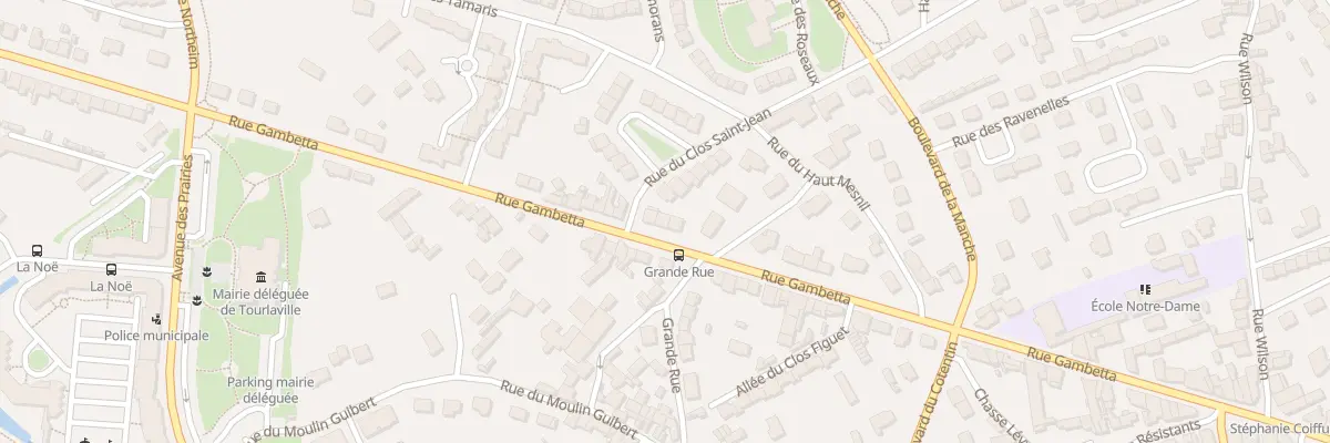 Plan du 139 Rue Gambetta - Tourlaville à Cherbourg-en-Cotentin