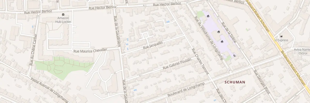 Plan du 11 Rue Jacquelin à Nantes