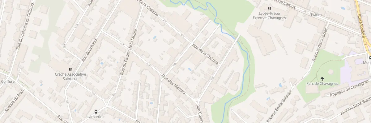 Plan du 26 Rue des Roses à Nantes