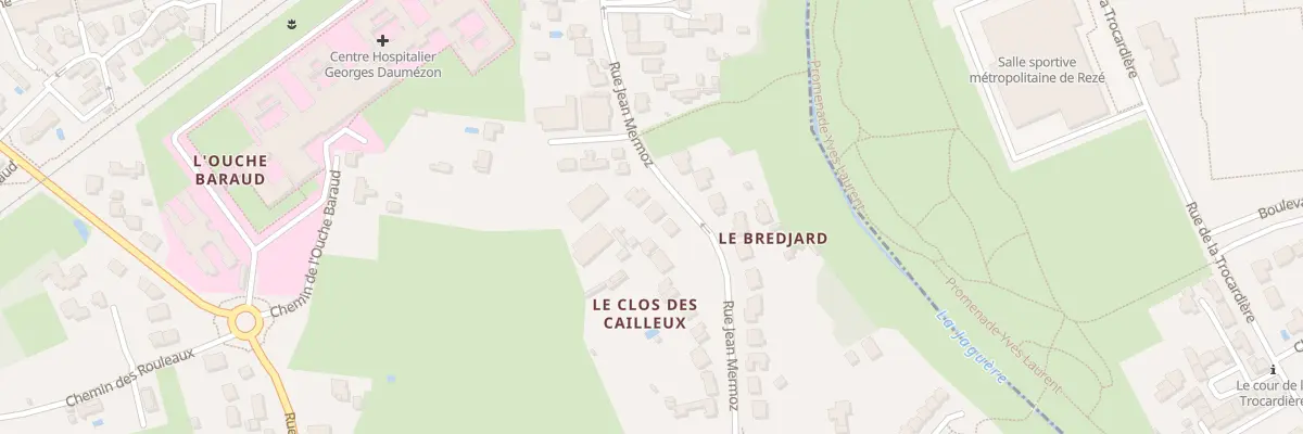Plan du 92 Rue Jean Mermoz à Bouguenais