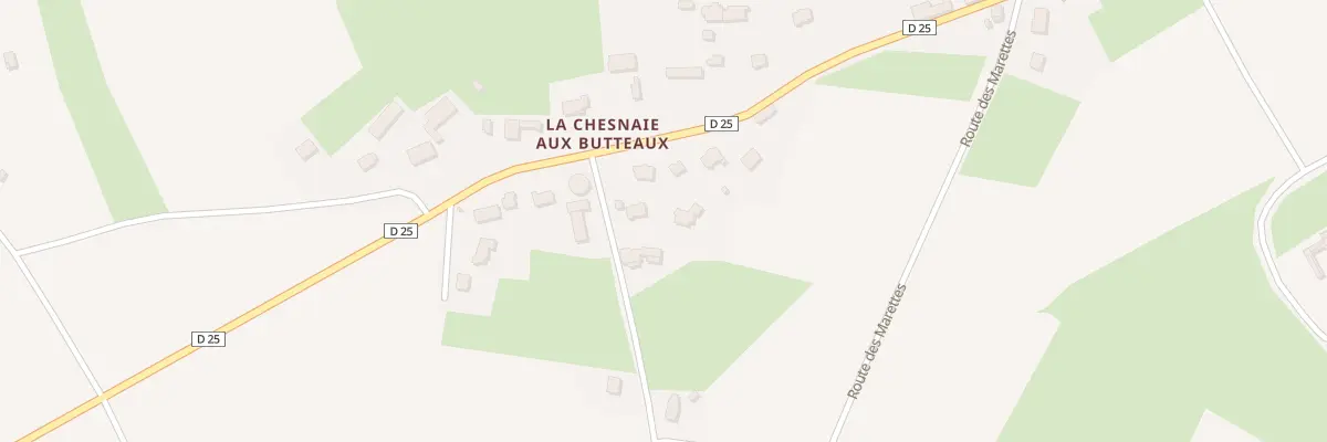 Plan du 23 La Chesnaie aux Butteaux à Chasné-sur-Illet