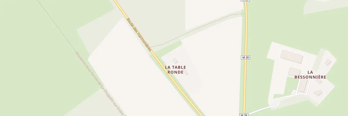 Plan du 38 Rte des Harmonières à La Chapelle-sur-Erdre