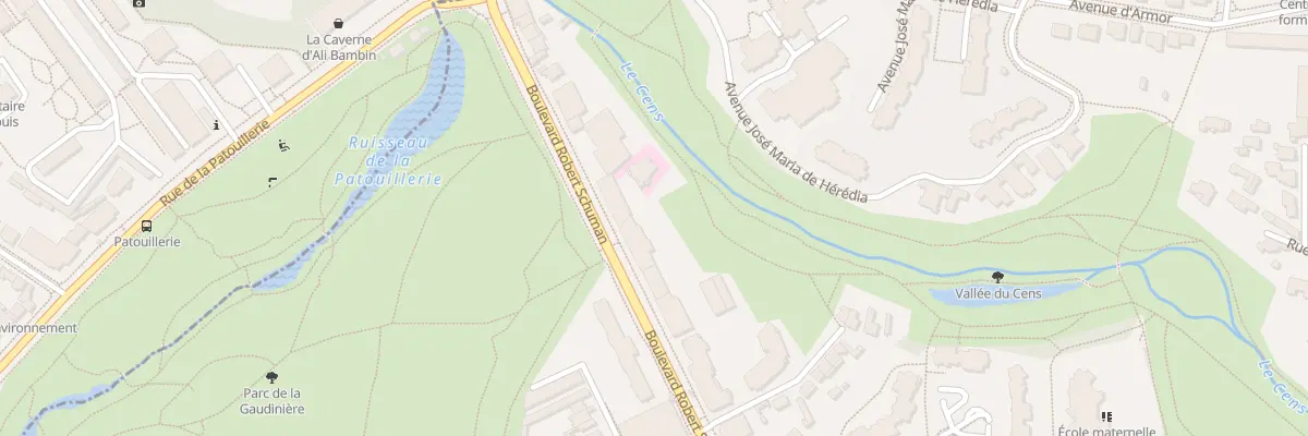 Plan du 234 Bd Robert Schuman à Nantes