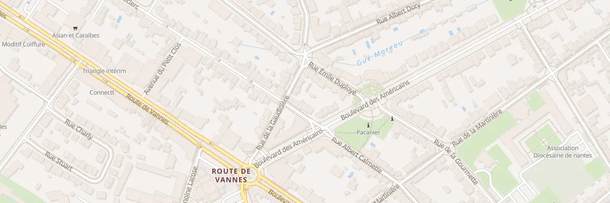 Plan du 64 Rue Albert Calmette à Nantes